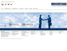 Tablet Screenshot of mercurtrade.com